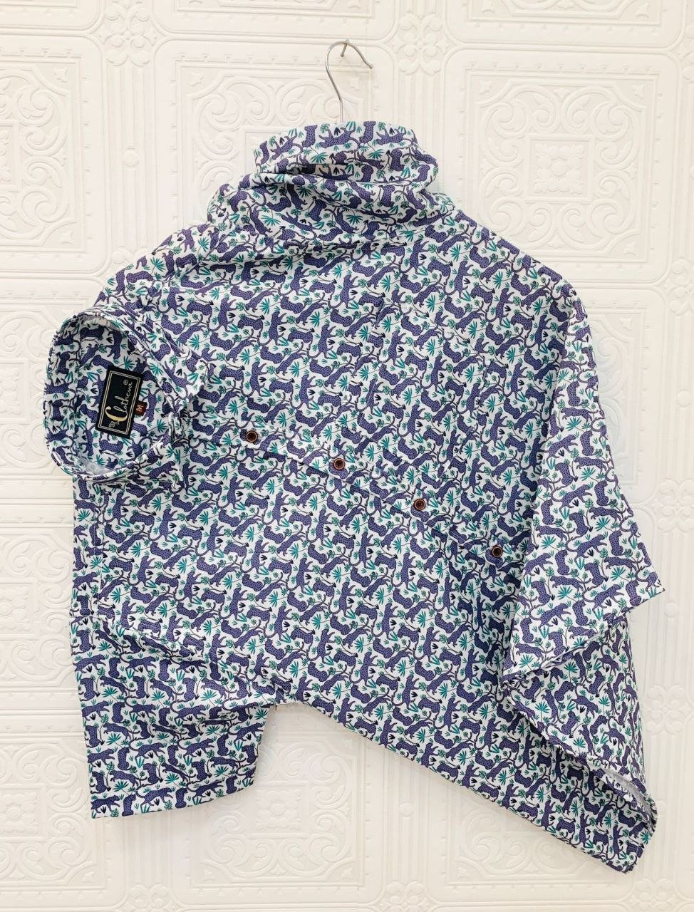 PREMIUM LOOKING MEN'S COTTAN PRINTED STYLISH DESIGNED SHIRT