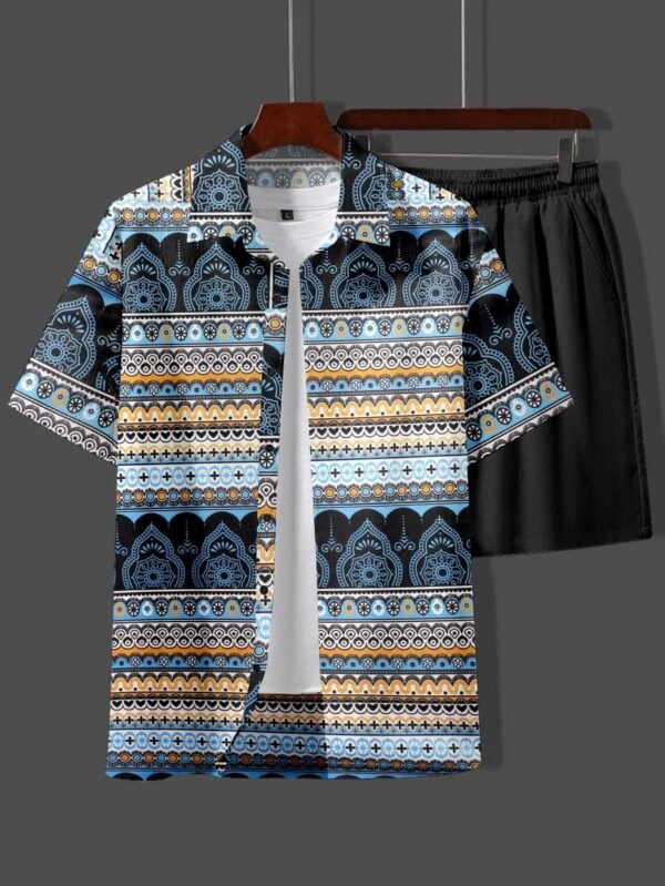 SPECIAL SUMMER MEN'S DIGITAL PRINTED BEACH AND NIGHT WEAR